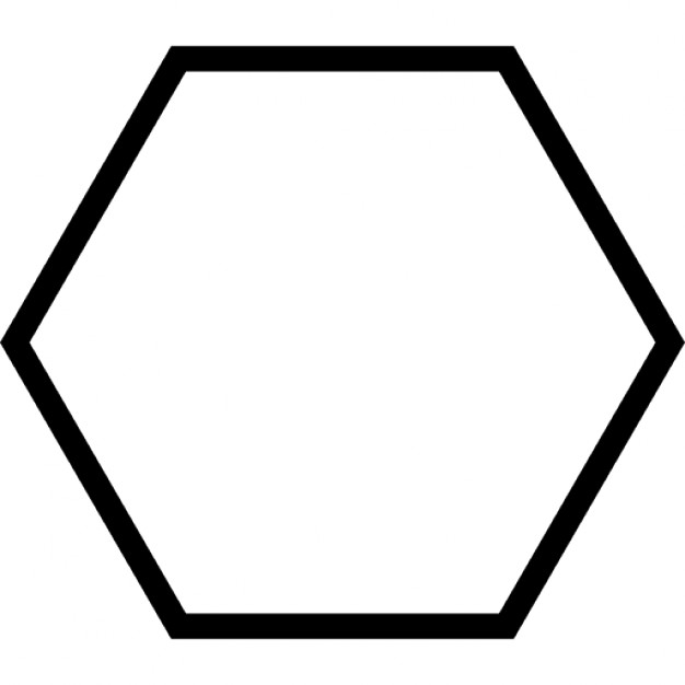 626x626 Hexagon Clipart Outline