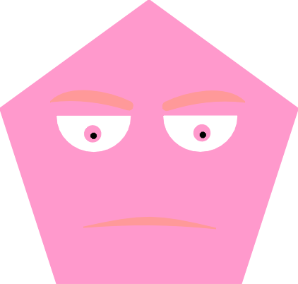 422x402 Hexagon Clipart Pentagon Shape