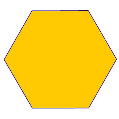 384x384 Hexagon Clipart Shape