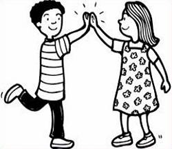 250x216 Free High Five Clipart