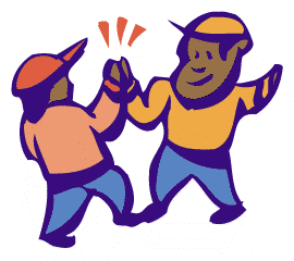 270x240 Hi Five Clip Art Cliparts