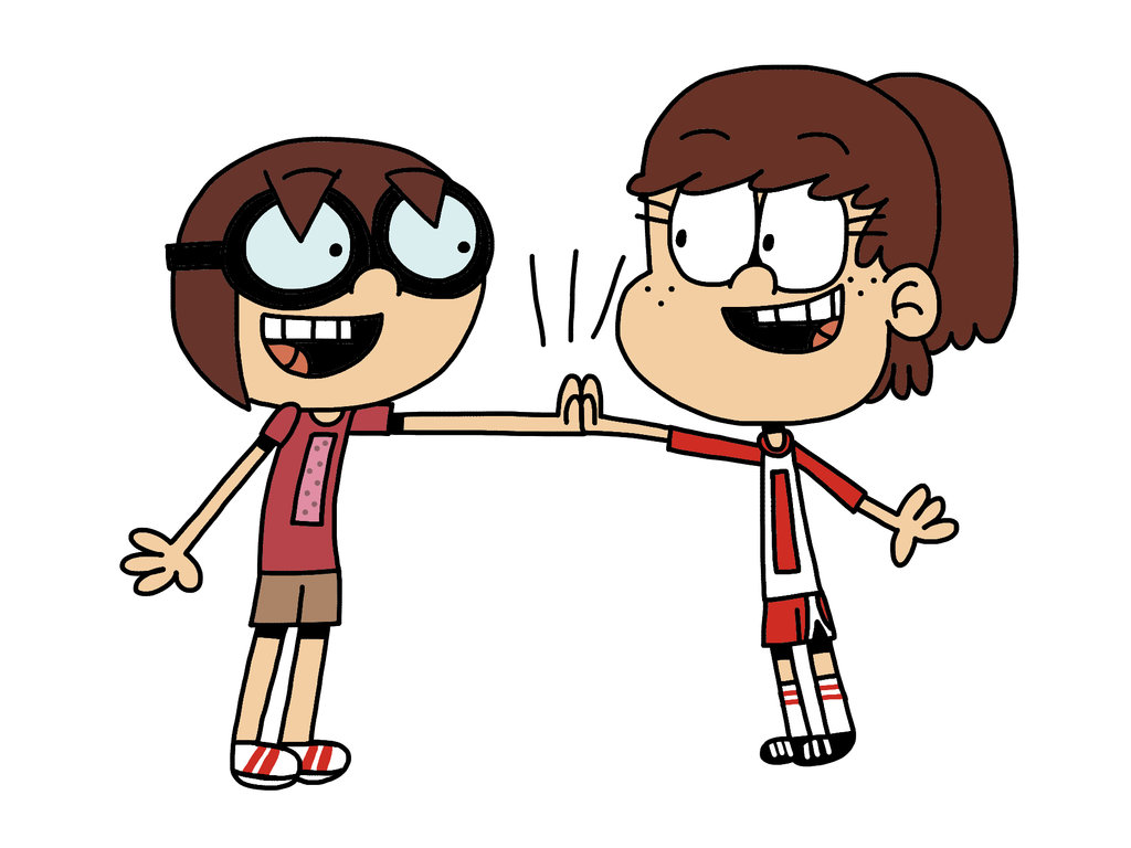 1024x768 Seb And Lynn High Five By Leniloud16