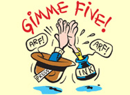 188x138 High Five Animated Clipart