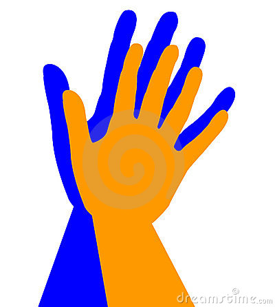 400x446 High Five Clipart