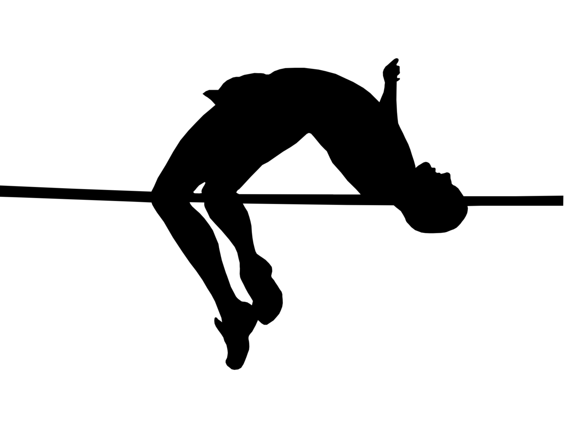 1900x1416 High Jump Clipart
