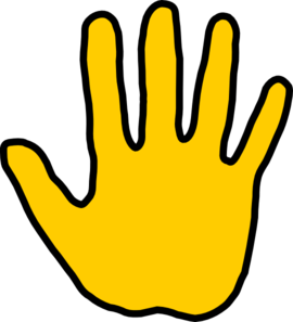 270x297 Hand High Five Clipart