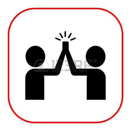 450x450 High Five Clipart