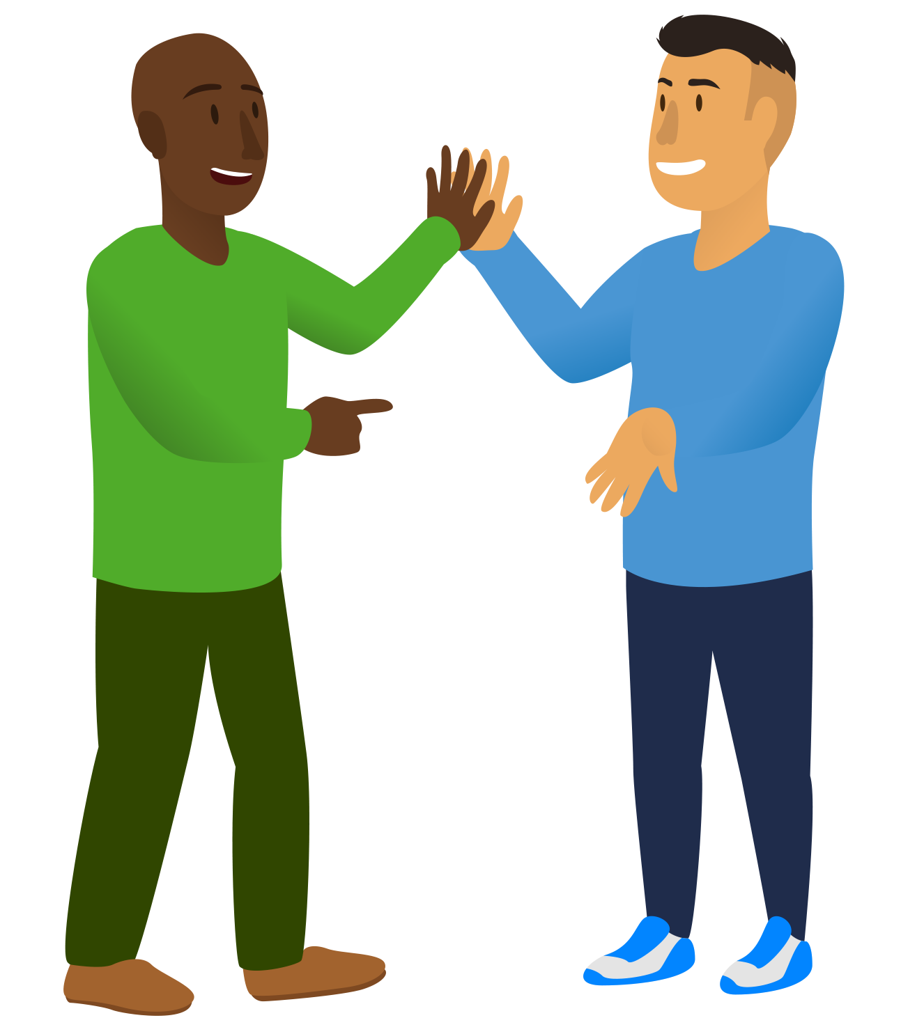 1326x1485 Kids High Five Clipart Collection