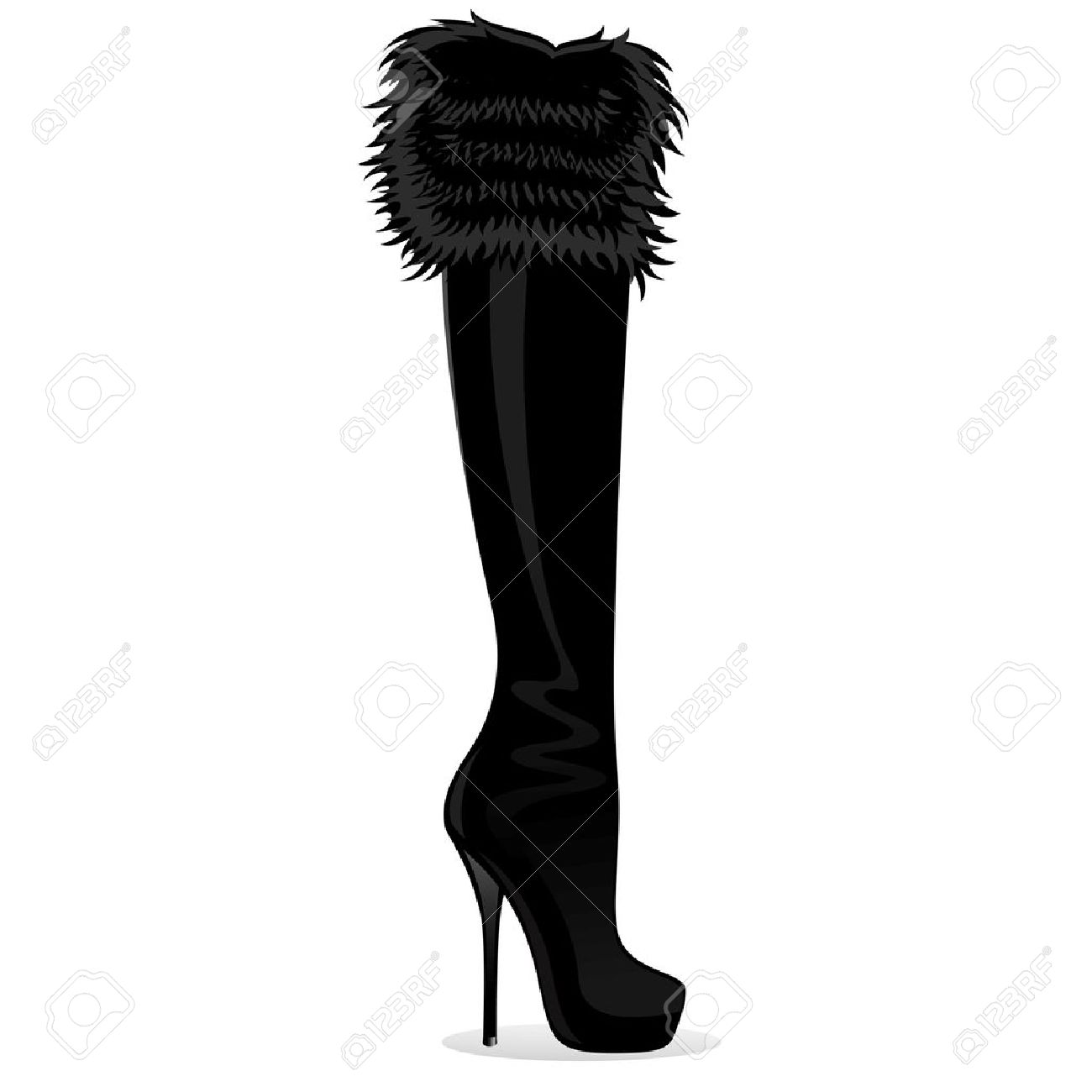 1300x1300 Boots Clipart High Heel