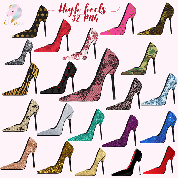 570x570 High Heels Clipart By Fantasy Cliparts Design Bundles