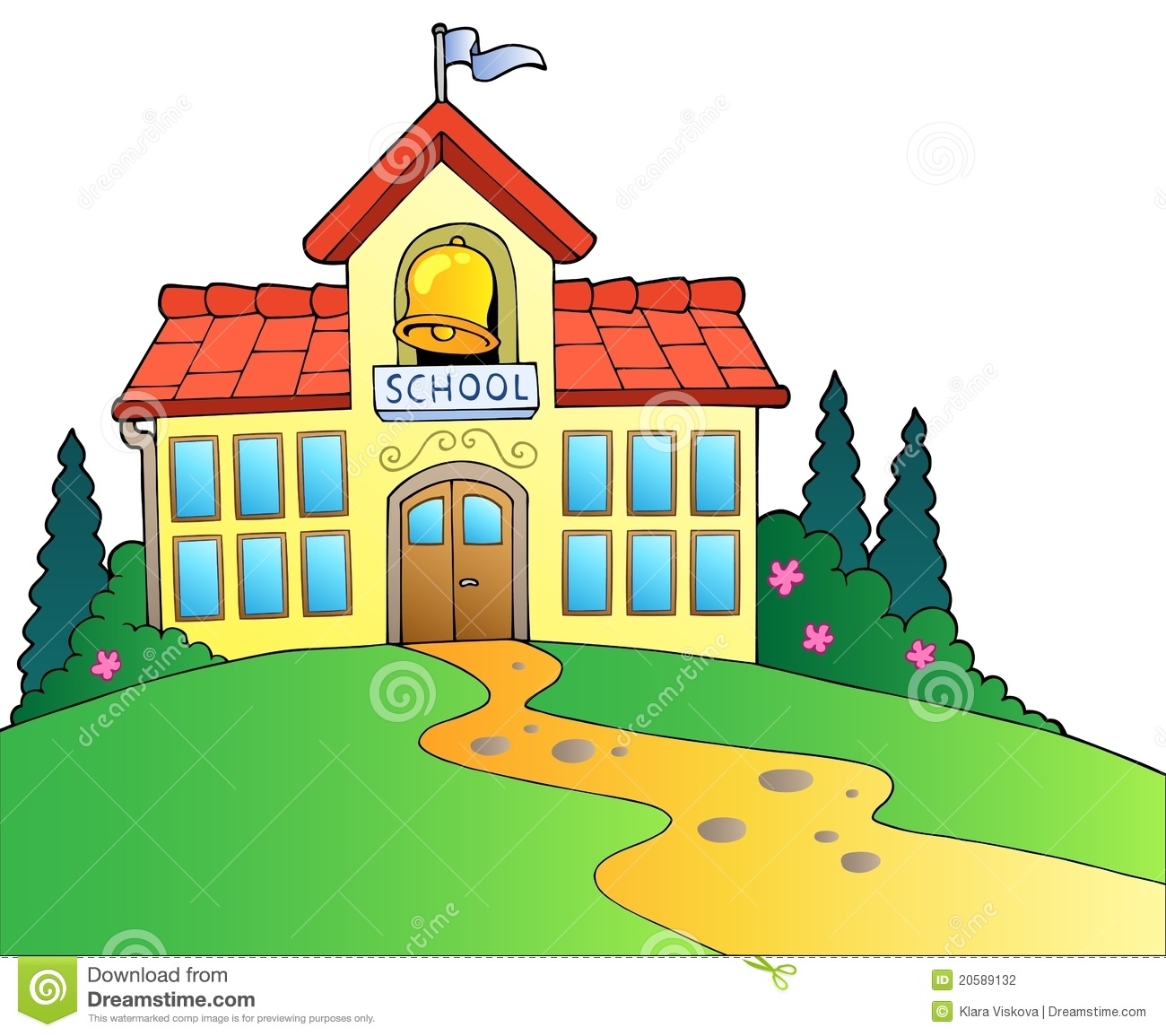 1300x1155 Free School Building Clipart