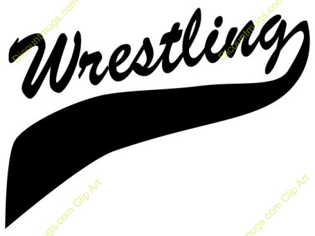 640x480 Wrestling Clip Art