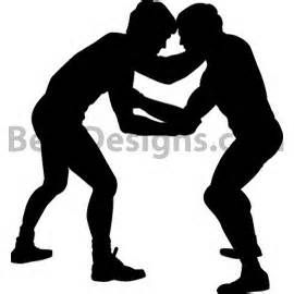 High School Wrestling Clipart 