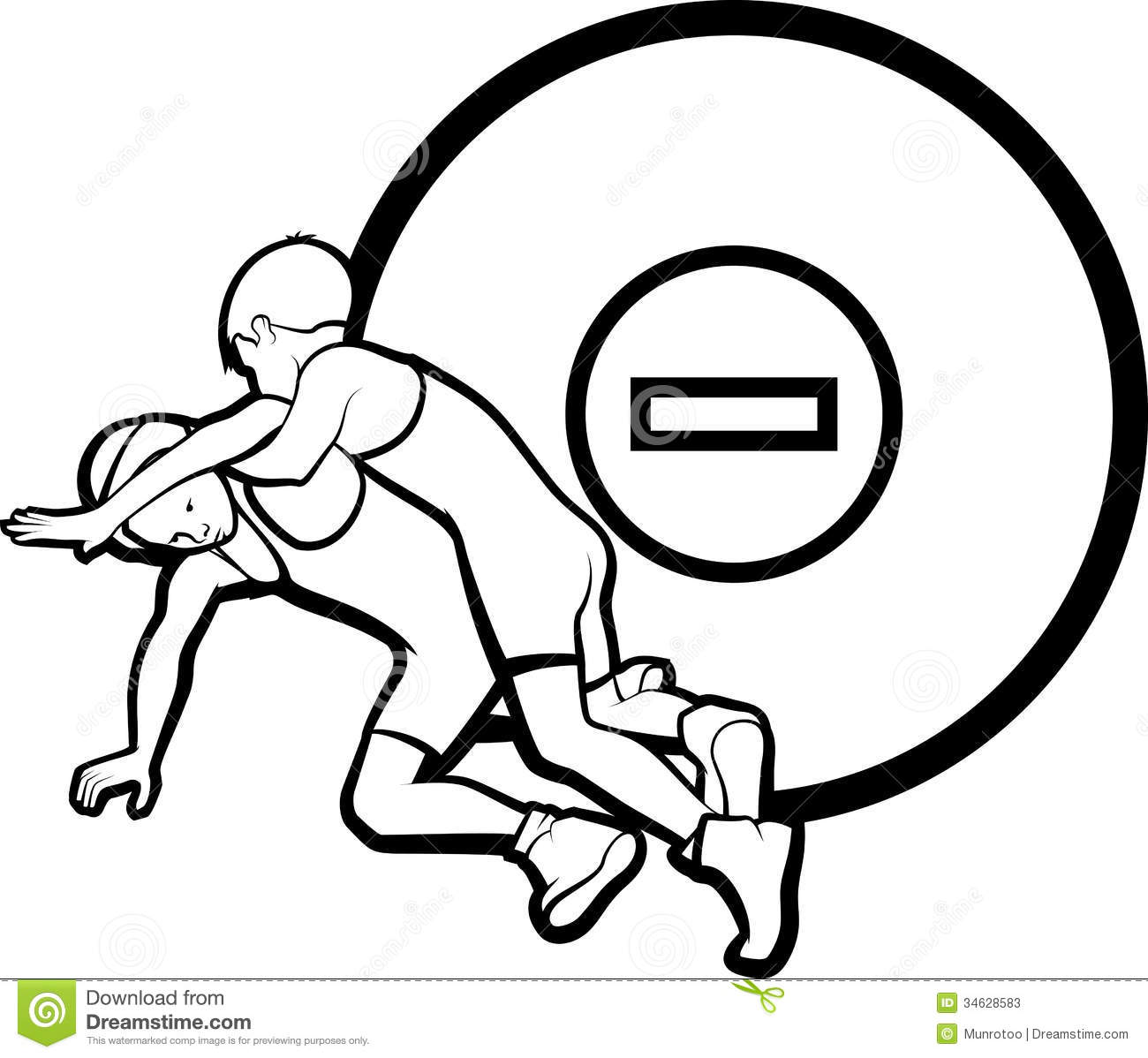 1300x1198 Wrestling Vector Clipart