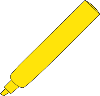 323x312 Highlighter Clip Art
