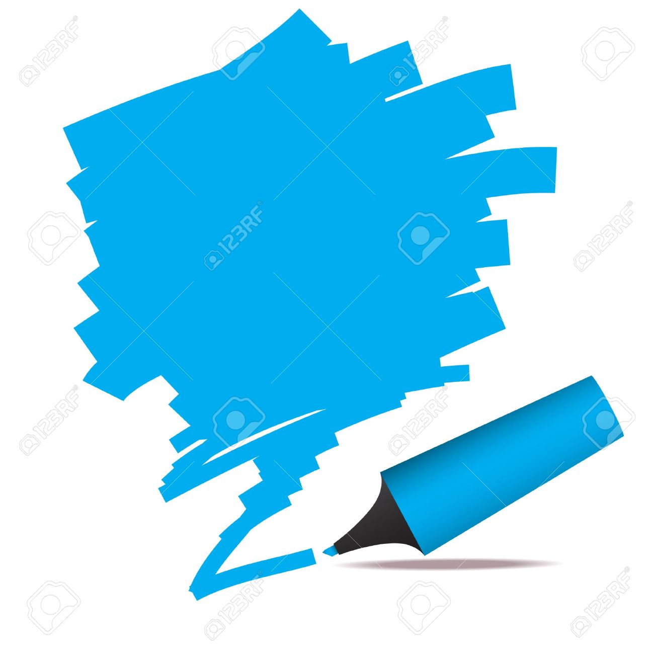 1300x1300 Marker Clipart Scribble