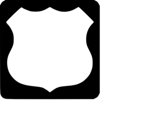 297x252 Blank Highway Shield Clip Art