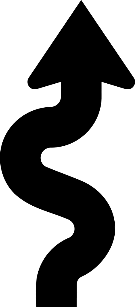 451x1024 Highway Clipart Windy Road