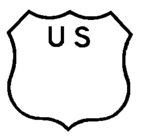 480x471 U S Highway Clipart