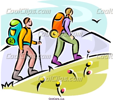 375x333 Hiking Clipart Sponsored Walk