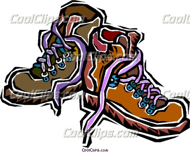 375x300 Hiking Clipart Walking Boot
