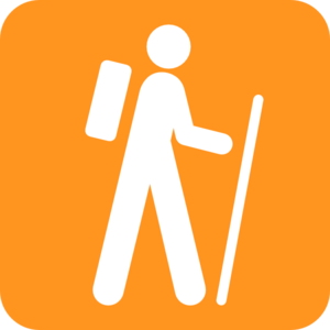 300x300 Walking Hiking Clip Art