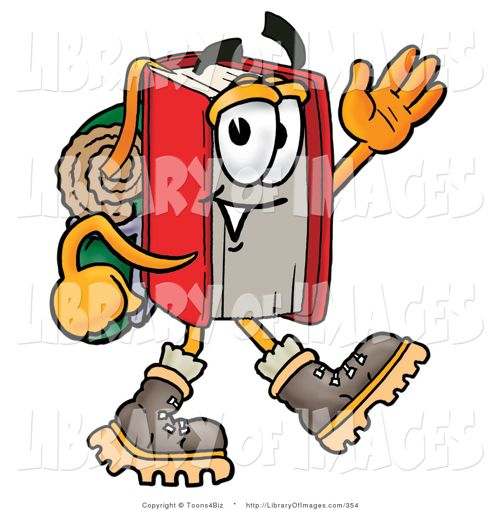 1024x1044 Clip Art Of A Sportsmanlike Red Book Mascot Cartoon Character