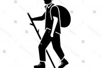 200x135 Best Free Art Clip People Hiking Vector Design
