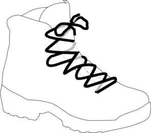 299x264 White Boot Clip Art