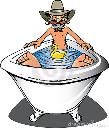 382x450 Bubble Bath Clipart