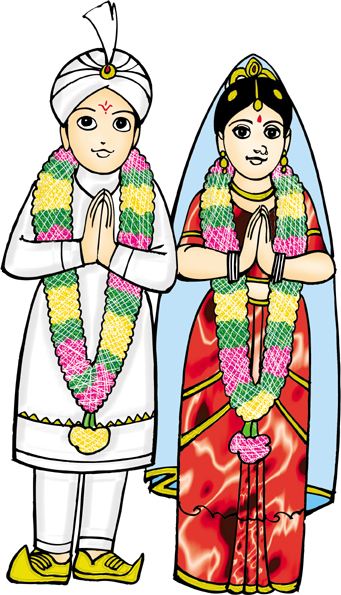 341x595 Hindu Clipart Colour