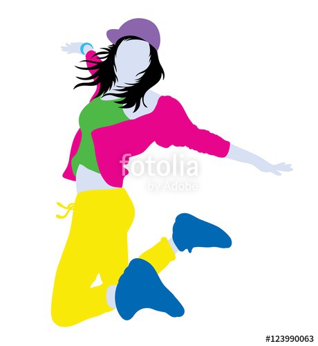460x500 Hip Hop Break Dancing Activity And Action Silhouettes