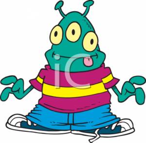 300x294 Clipart Of A Hip Hop Monster