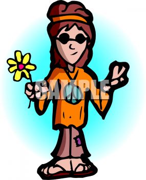 285x350 Hippie Peace Signs Clip Art