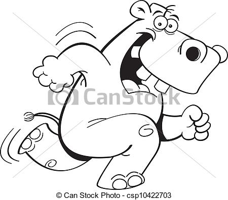 450x396 Hippo Black And White Clipart 1881741