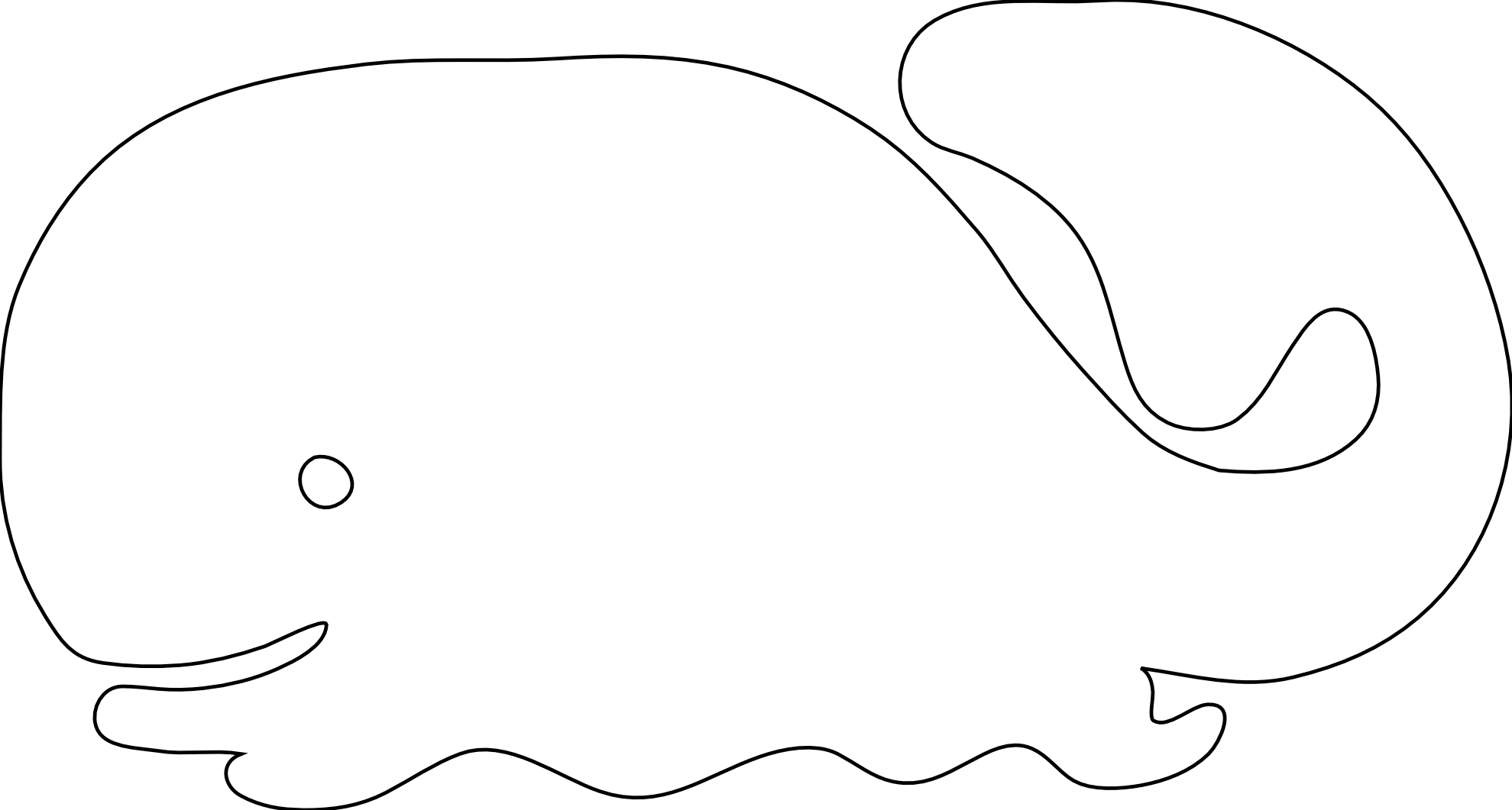 1979x1061 Whale Cartoon Clip Art Image 2