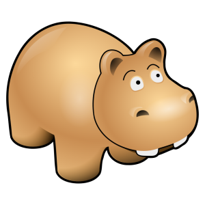300x300 Hippo Clip Art Download