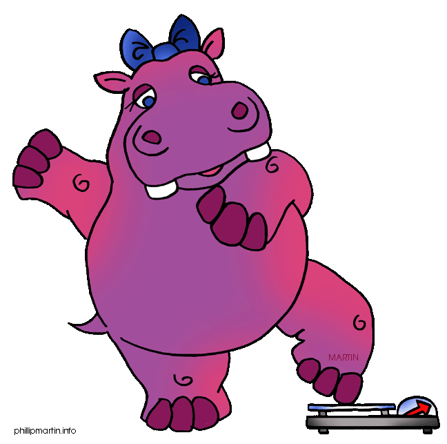 648x643 Animals Clip Art By Phillip Martin, Hippo