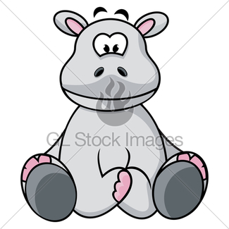 325x325 Cute Hippo Gl Stock Images