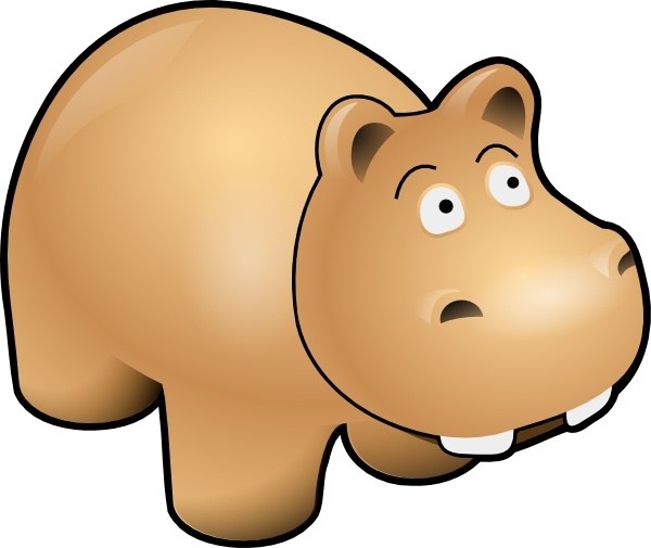 600x505 Hippo Clip Art Free Vector In Open Office Drawing Svg ( Svg