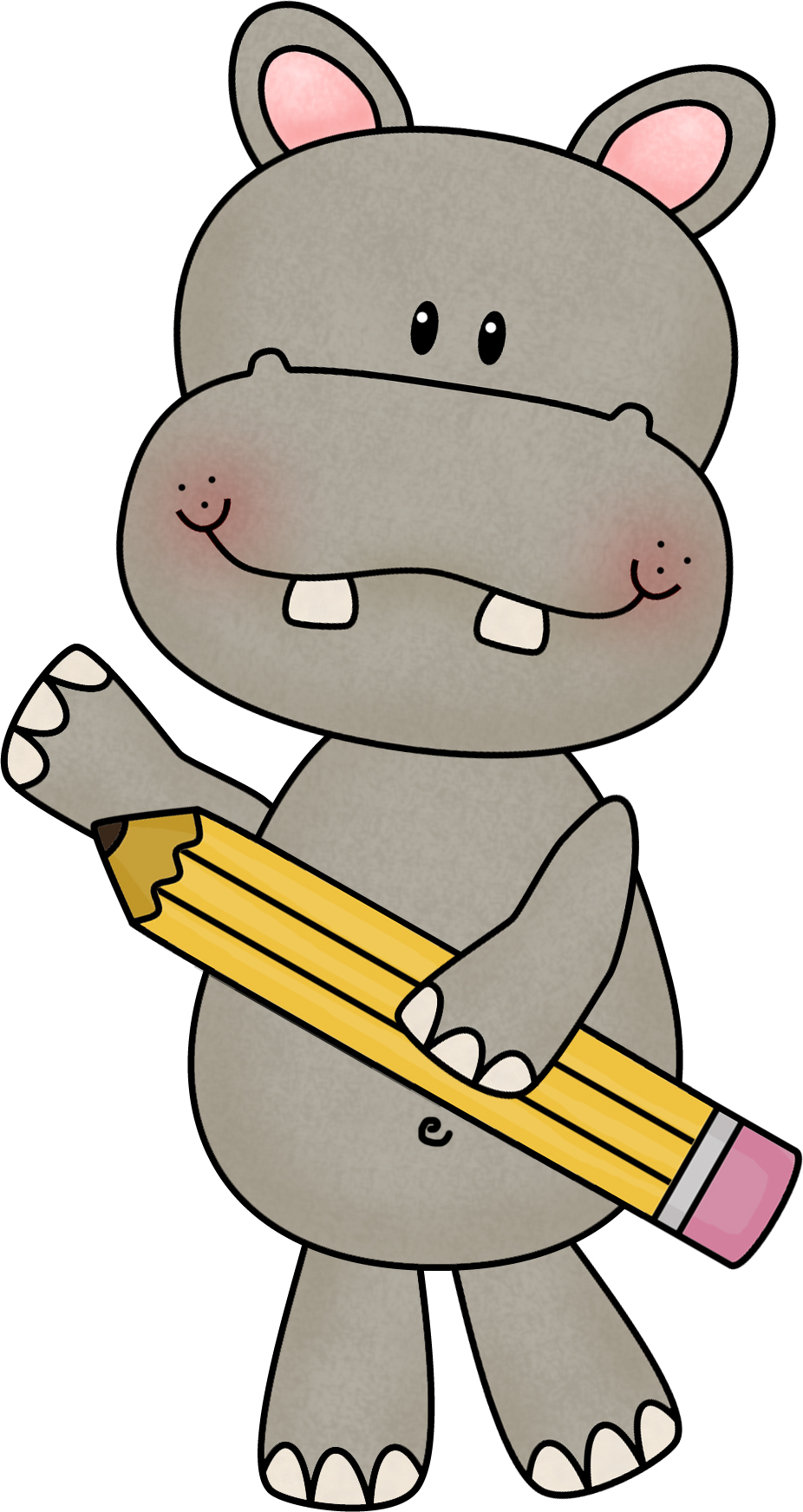 926x1743 Hippo Clipart Teacher