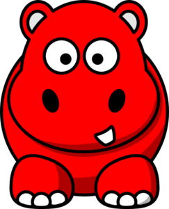 243x300 Red Hippo Clip Art
