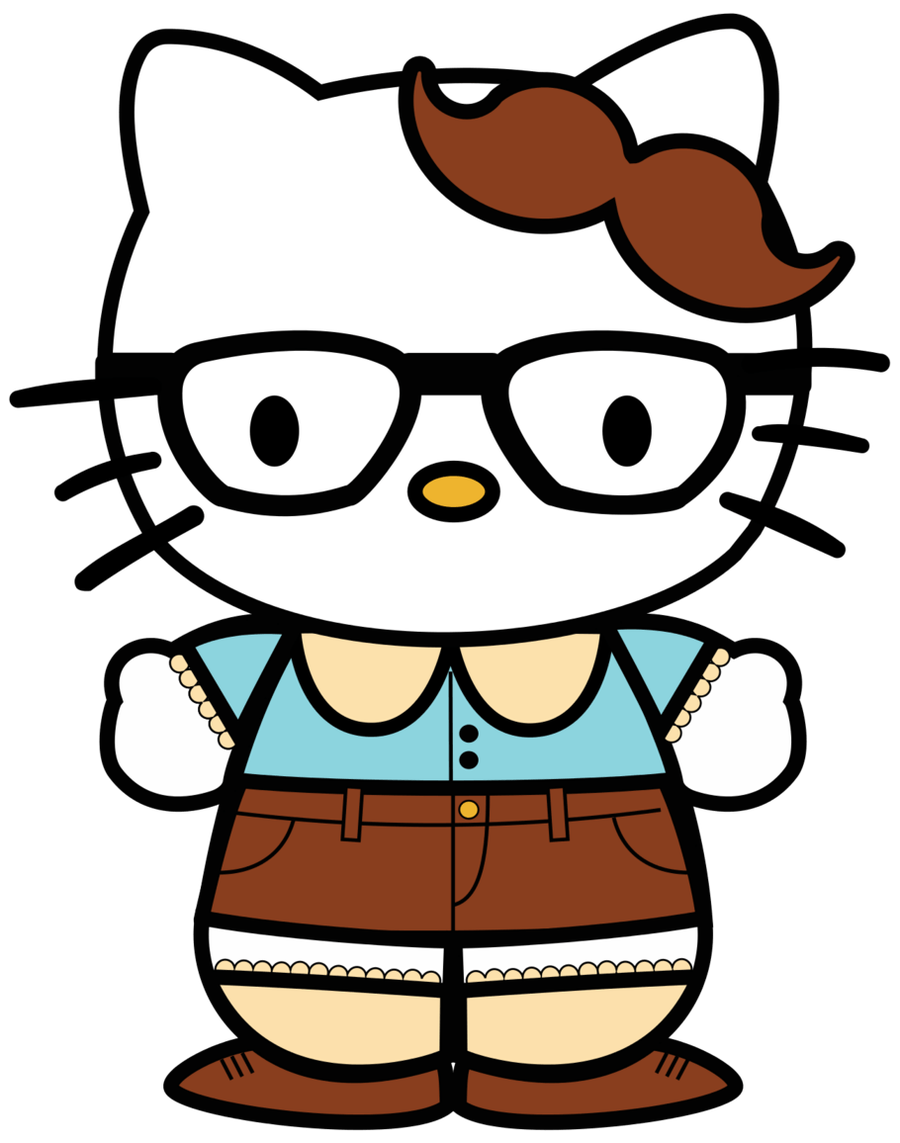 900x1143 Hello Kitty Hipster Clipart Adf Glasses Hello Image