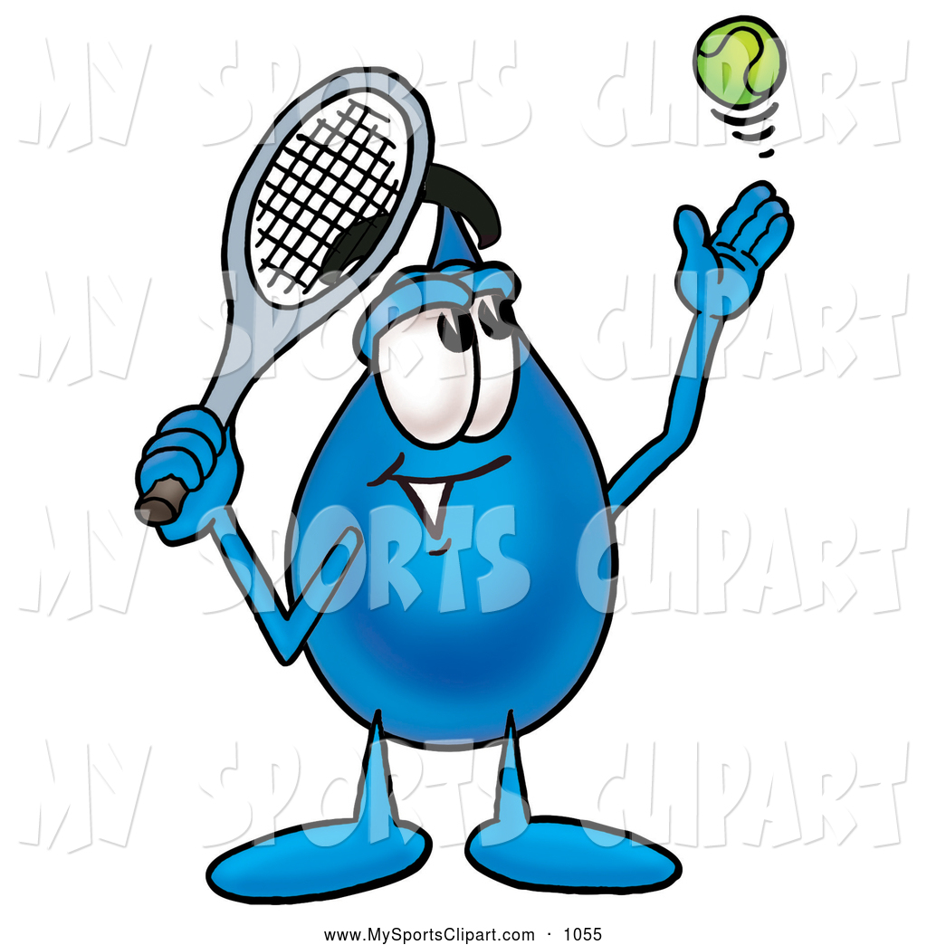 1024x1044 Sports Clip Art Of A Friendly Water Drop Mascot Cartoon Character