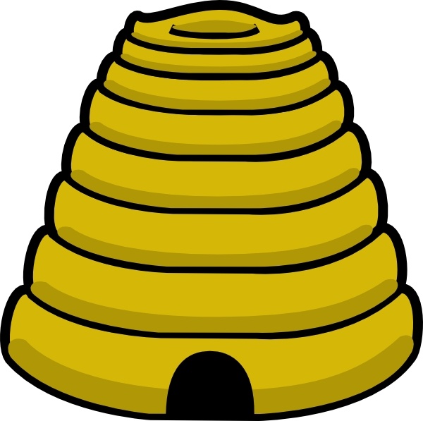 600x597 Bee Hive Clip Art Free Vector In Open Office Drawing Svg ( Svg
