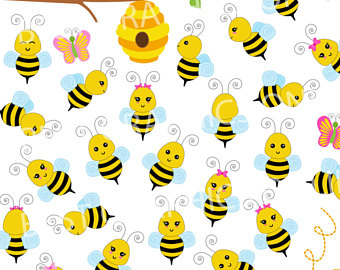 340x270 Bee Clip Art Etsy