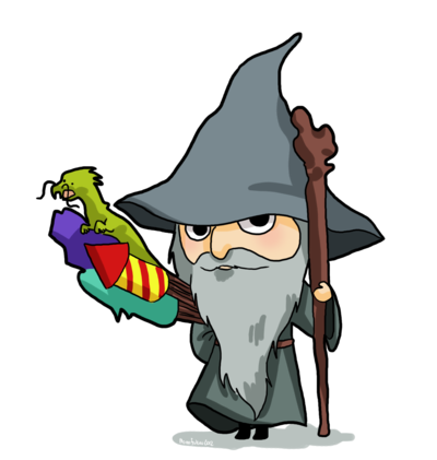 400x421 Hobbit Clipart Gandalf