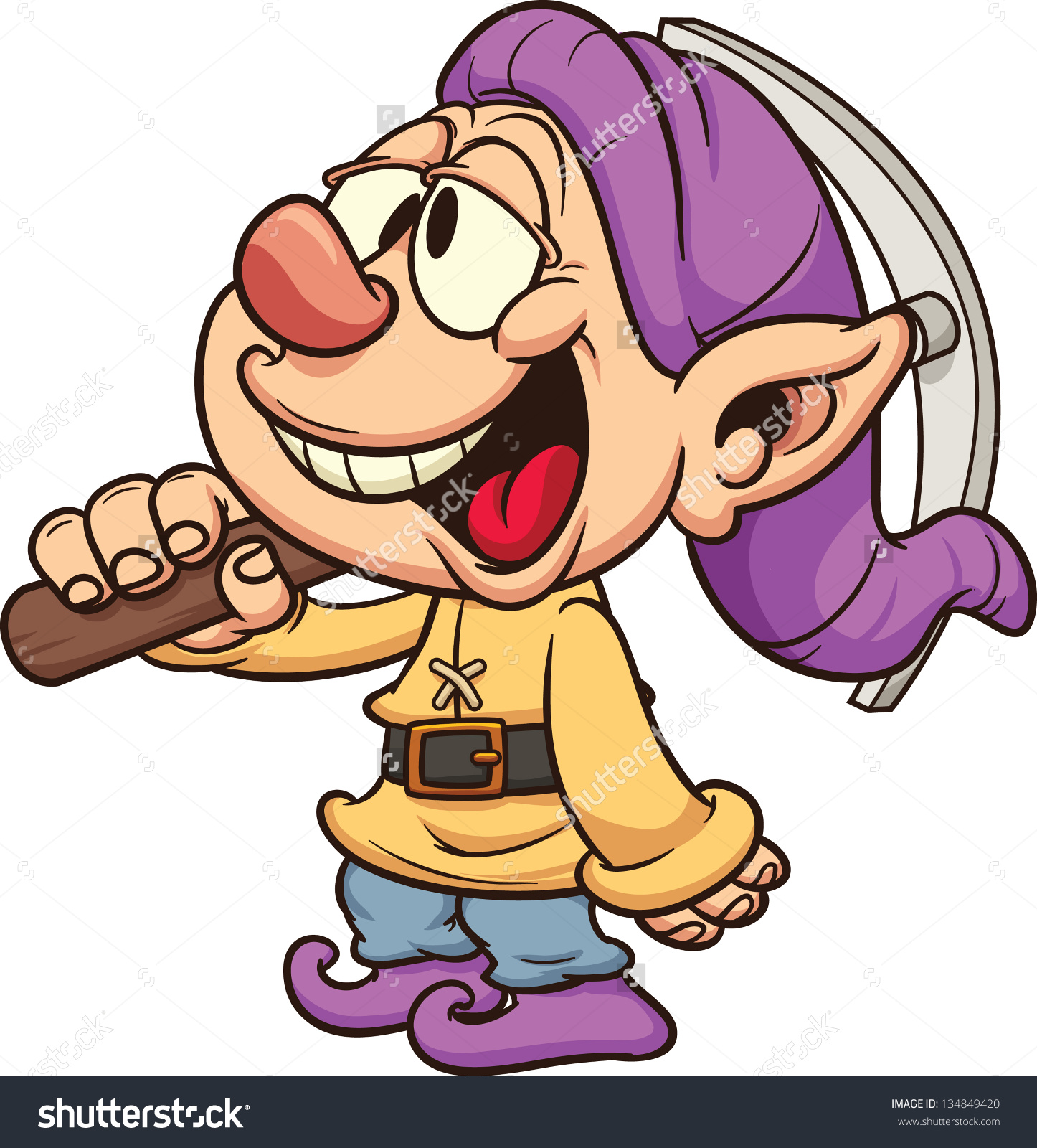 1446x1600 Stock Vector Dumb Miner Dwarf Vector Clip Art Illustration All