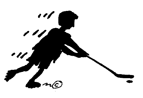 500x341 Hockey Silhouette Clip Art Gallery Clipart Clipart Clipartcow