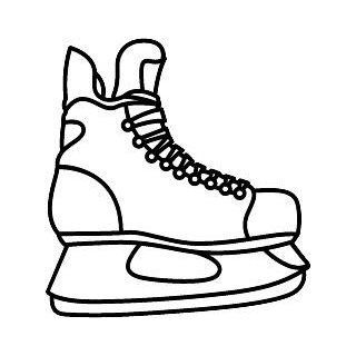 320x320 Skater Hockey Clipart
